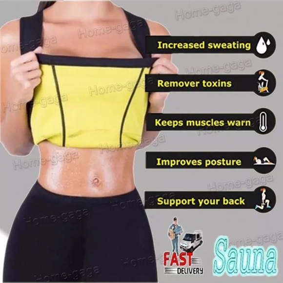 Neoprene slimming hot shaper bundle of 4 Med - Picture 8 of 8